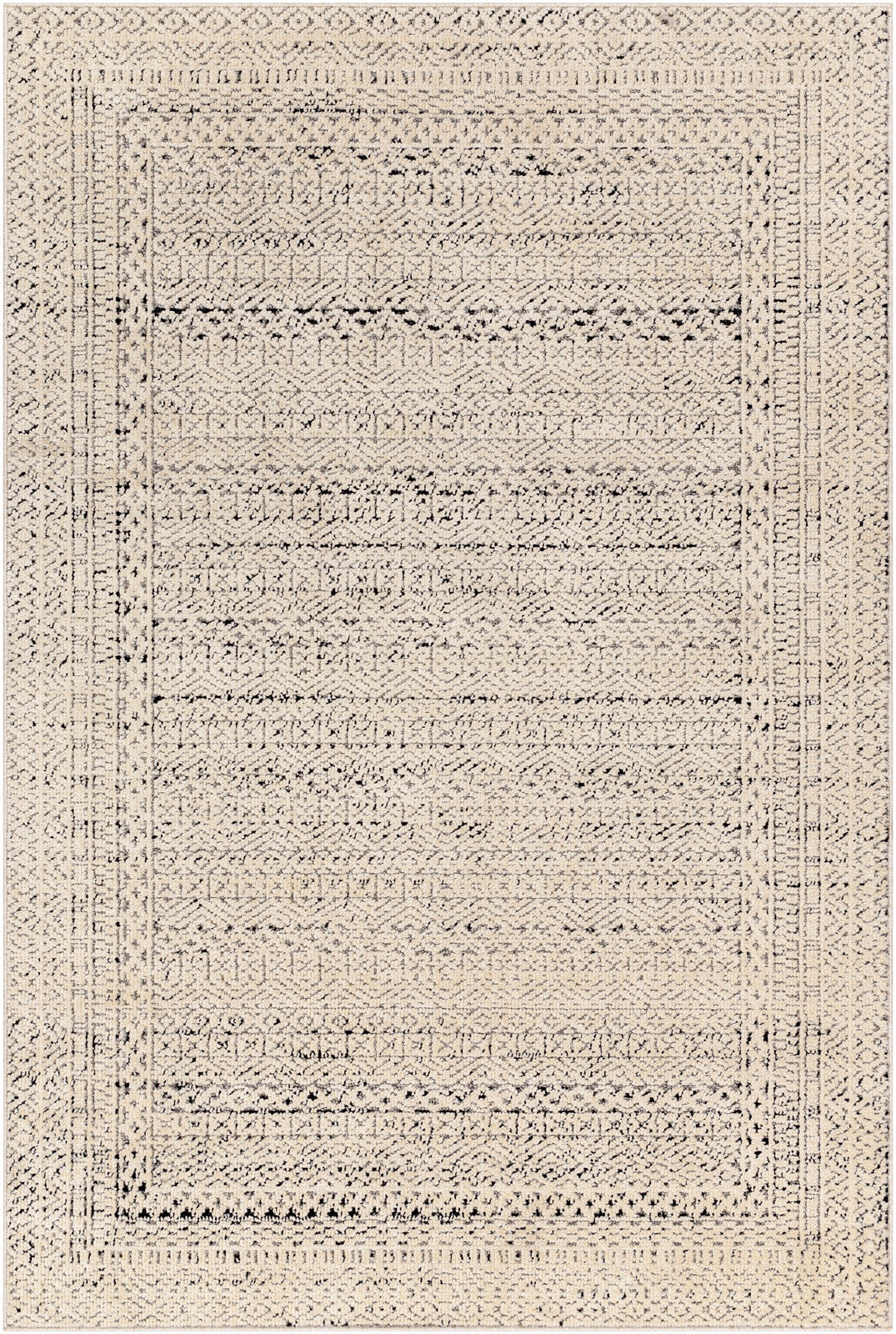 Tapis Scandinave Bohème Ivoire/Gris Oita