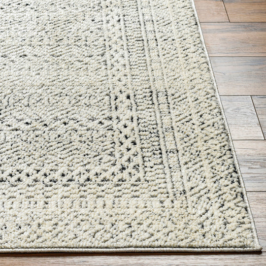 Tapis de Couloir Scandinave Bohème Ivoire/Gris Oita