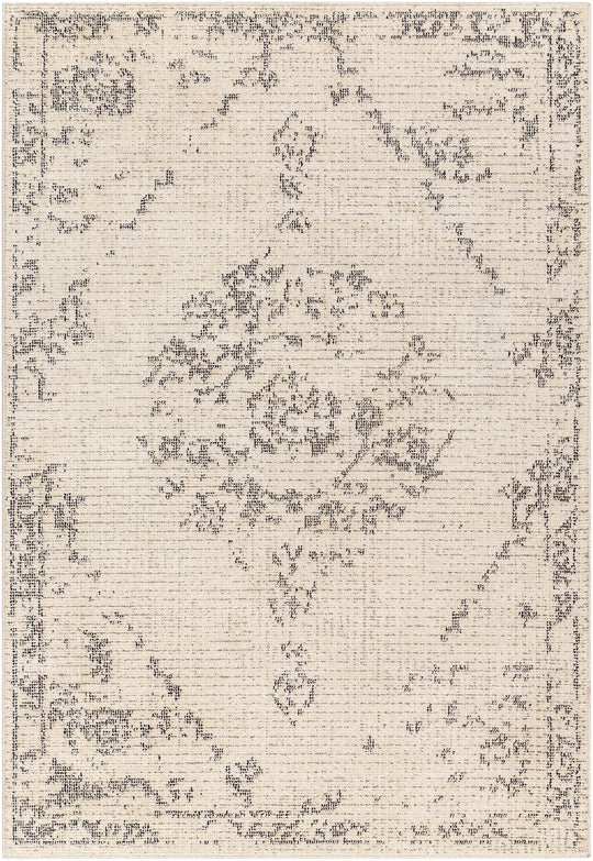 Tapis Vintage Oriental Ivoire/Gris Otsu
