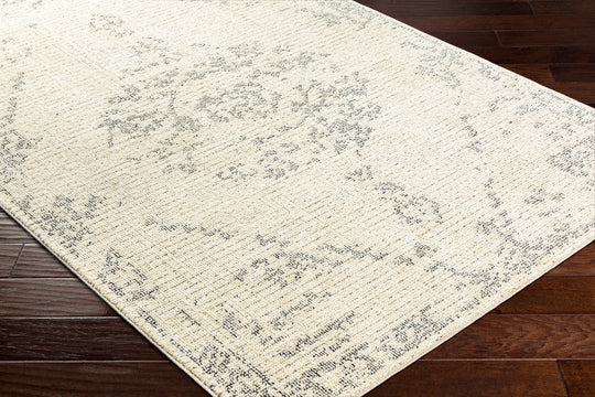 Tapis de Couloir Vintage Oriental Ivoire/Gris Otsu