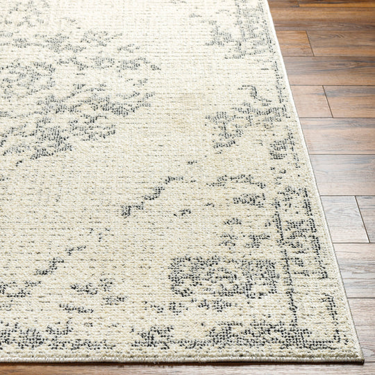 Tapis Vintage Oriental Ivoire/Gris Otsu