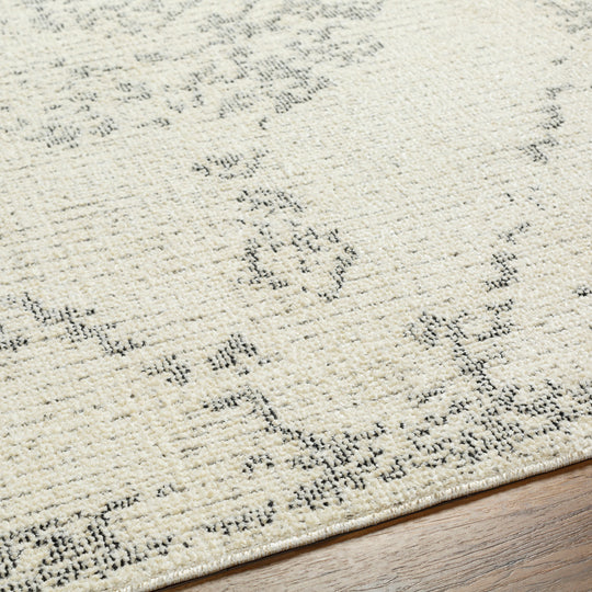 Tapis Vintage Oriental Ivoire/Gris Otsu