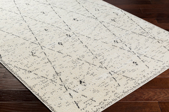 Tapis de Couloir Berbère Ethnique Ivoire/Gris Onojo