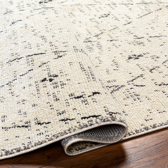 Tapis Berbère Ethnique Ivoire/Gris Onojo