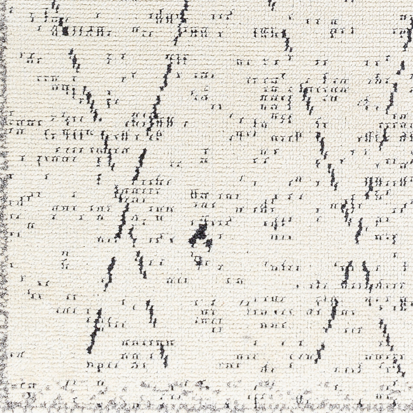 Tapis de Couloir Berbère Ethnique Ivoire/Gris Onojo