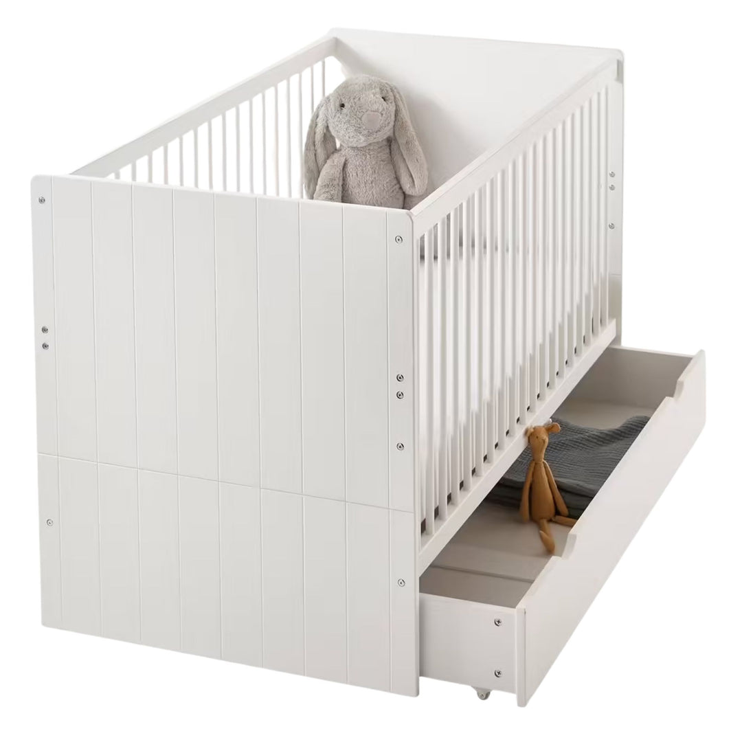 Lit bébé évolutif VERTBAUDET Holidays 70x140cm blanc