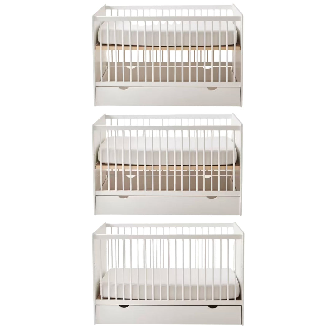 Lit bébé évolutif VERTBAUDET Holidays 70x140cm blanc
