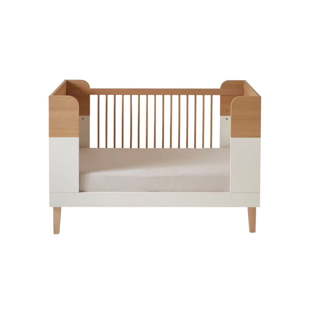 Lit bébé évolutif VERTBAUDET Moka 70x140cm blanc