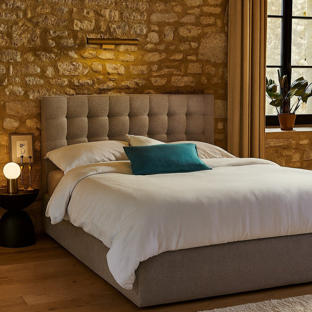 Lit coffre 140x190cm avec sommier relevable, Gennie La Redoute Interieurs