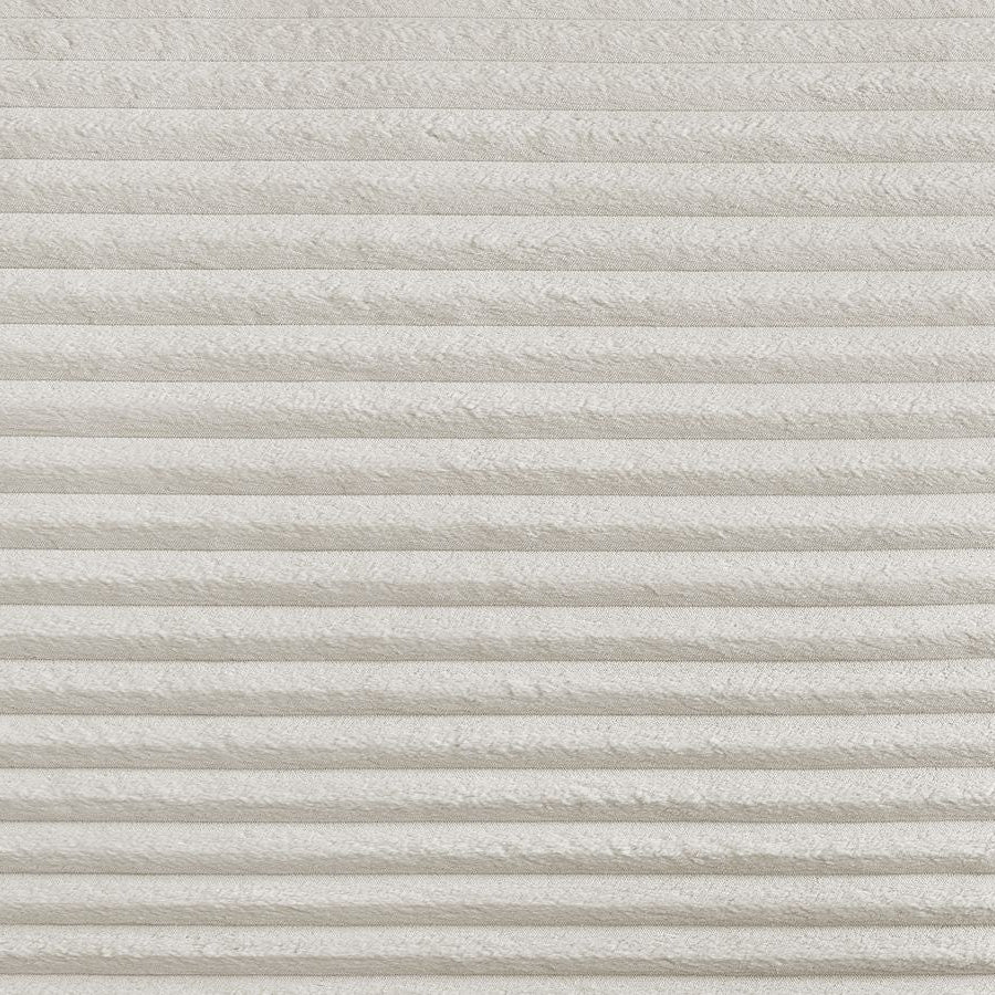 Lit coffre BOBOCHIC Jade 160x200cm avec tête de lit effet oreiller gros côtelé doux beige