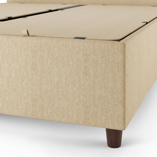 Lit coffre Le Roi du Matelas Alpha sable 160x200cm