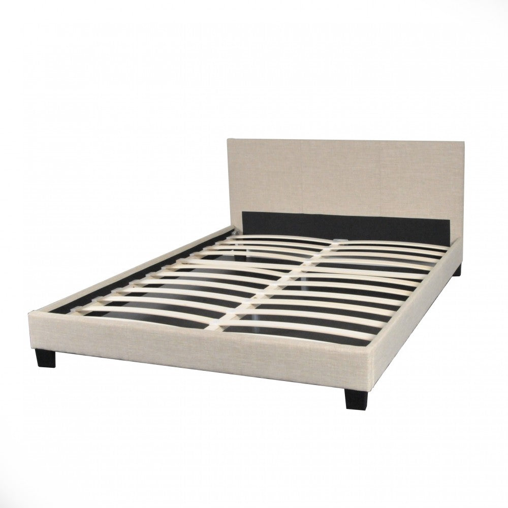 Lit avec sommier Weber DUBLIN 140x190cm beige