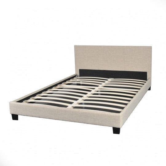 Lit avec sommier Weber DUBLIN 140x190cm beige