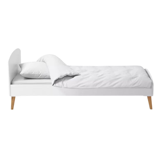 Lit enfant VERTBAUDET Confetti blanc/bois
