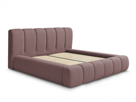 Lit coffre BOBOCHIC Denali rose 160x200 jamais utilisé — photo produit