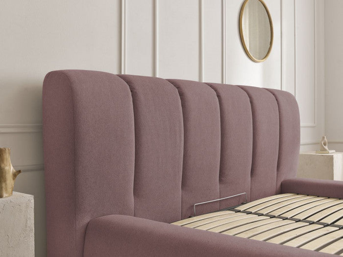 Lit coffre BOBOCHIC Denali rose 160x200 jamais utilisé — photo produit