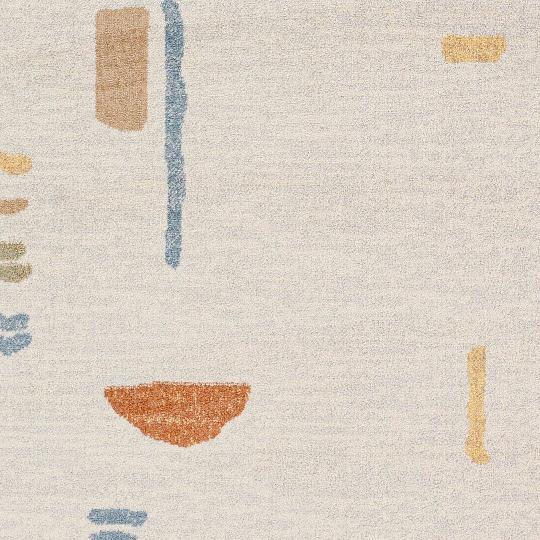 Tapis Scandinave Lavable en Machine Multicolore/Gris Kittila