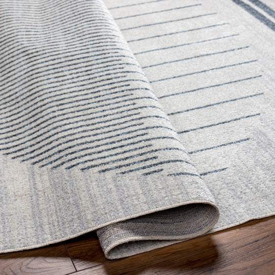 Tapis Scandinave Lavable en Machine Bleu Santiago
