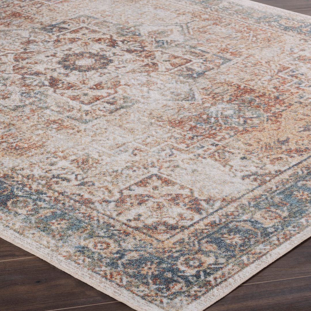 Tapis de Couloir Lavable en Machine Marron/Ivoire Marlenheim