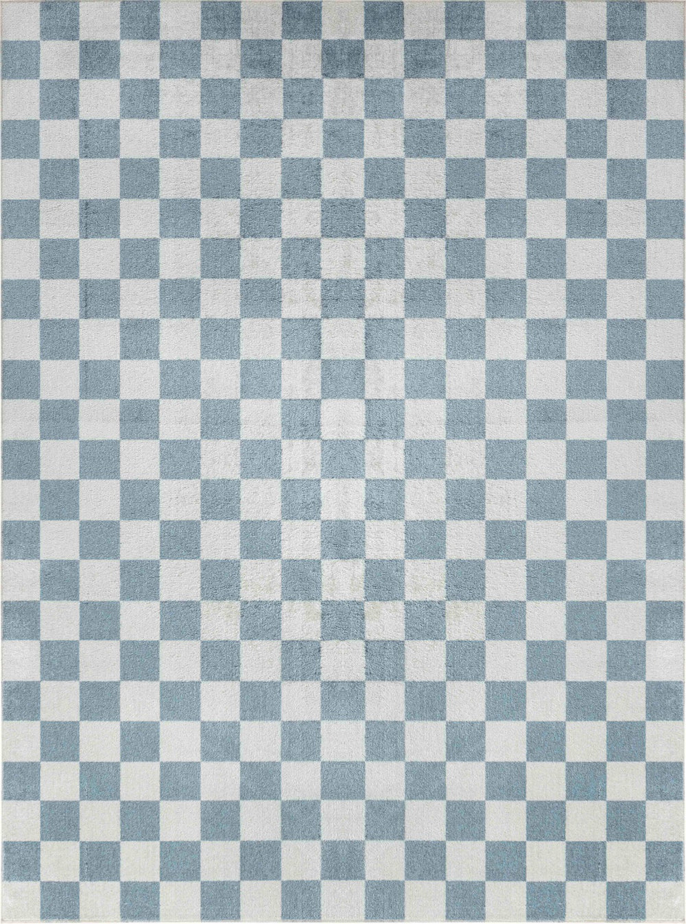 Tapis Scandinave à Carreaux Lavable en Machine Bleu Cleveland