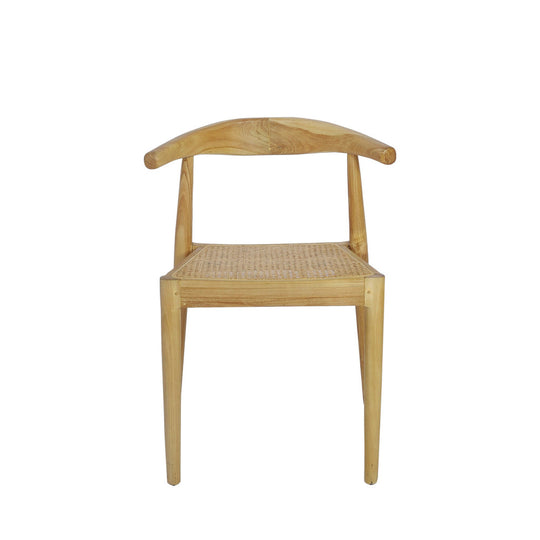 Lot de 2 chaises en teck et cannage Drawer- modèle BUNGA