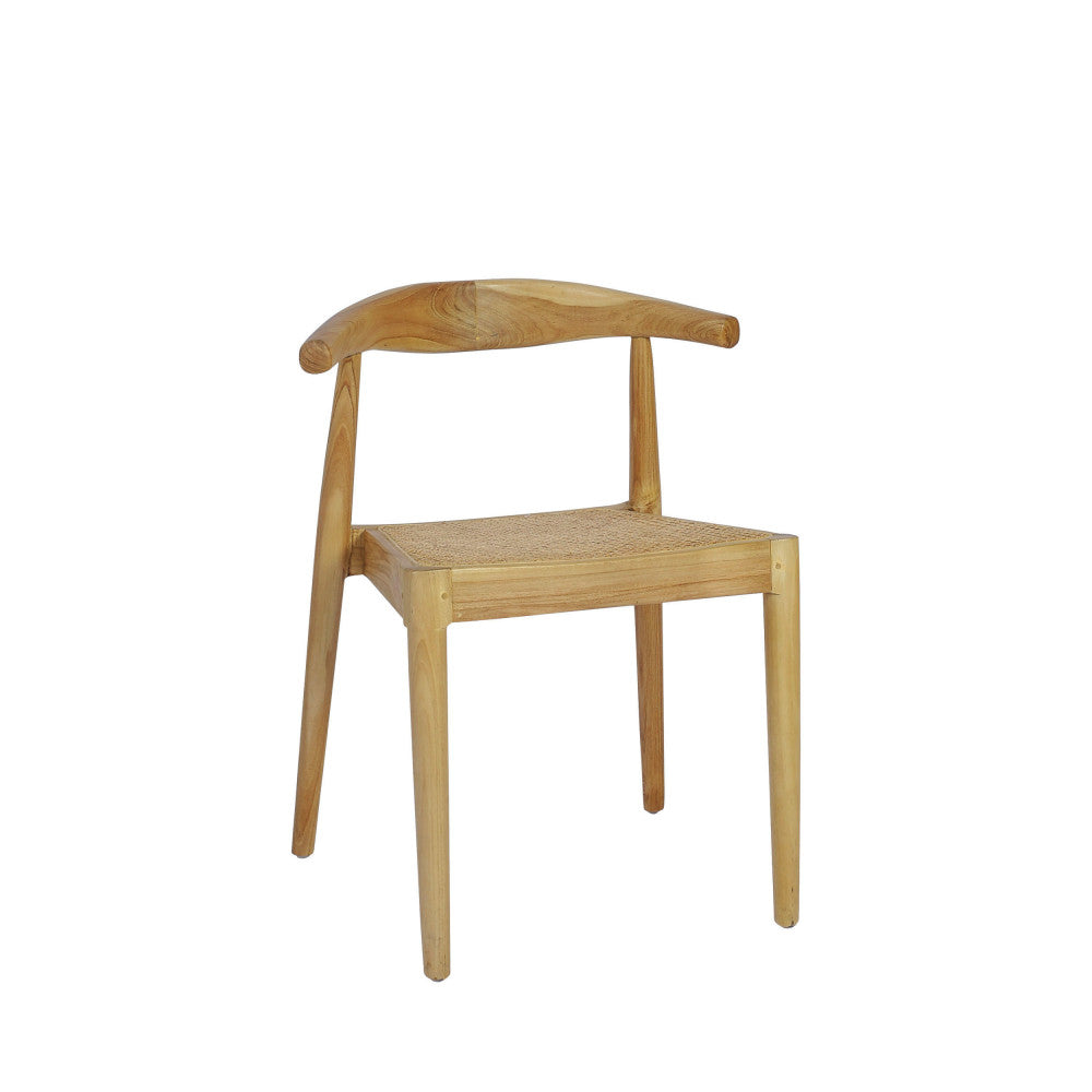 Lot de 2 chaises en teck et cannage Drawer- modèle BUNGA