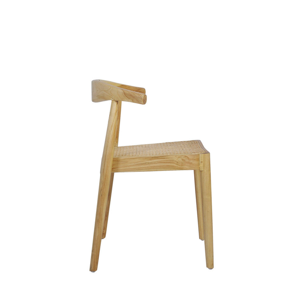 Lot de 2 chaises en teck et cannage Drawer- modèle BUNGA