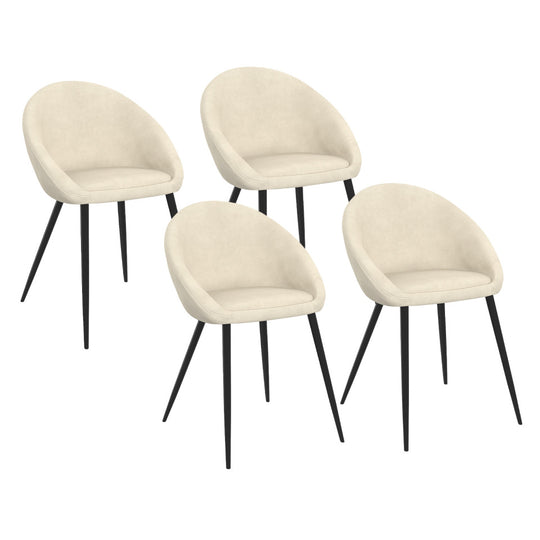 Lot de 4 chaises Dory Beige