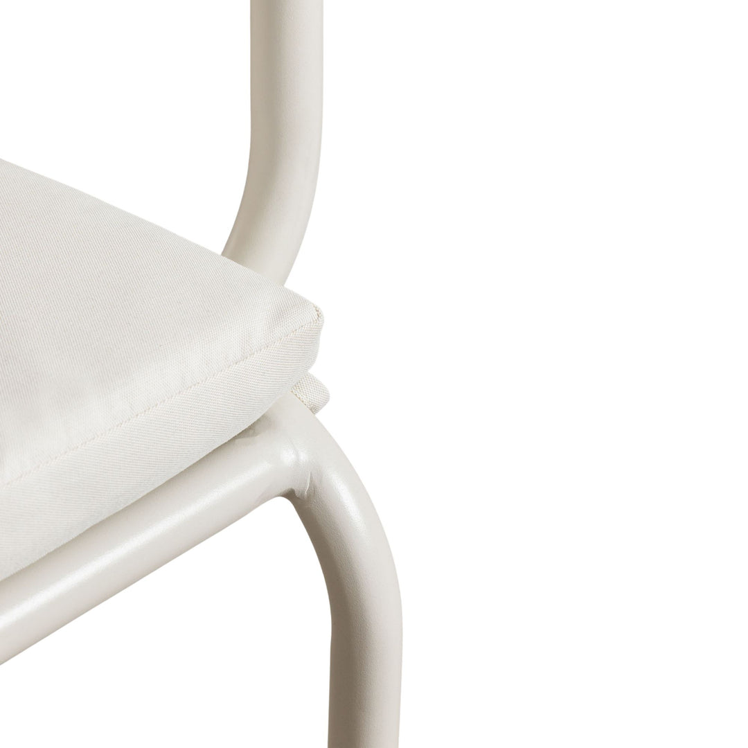 Lot de 2 chaises de jardin SKLUM Arhiza empilables avec accoudoirs en corde tressée
