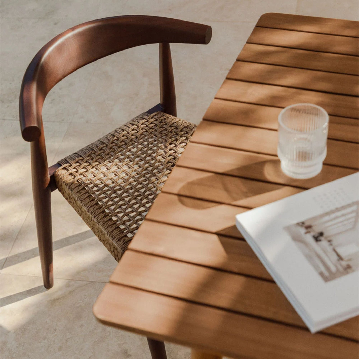 Lot de 2 chaises de jardin SKLUM Celle en bois de teck