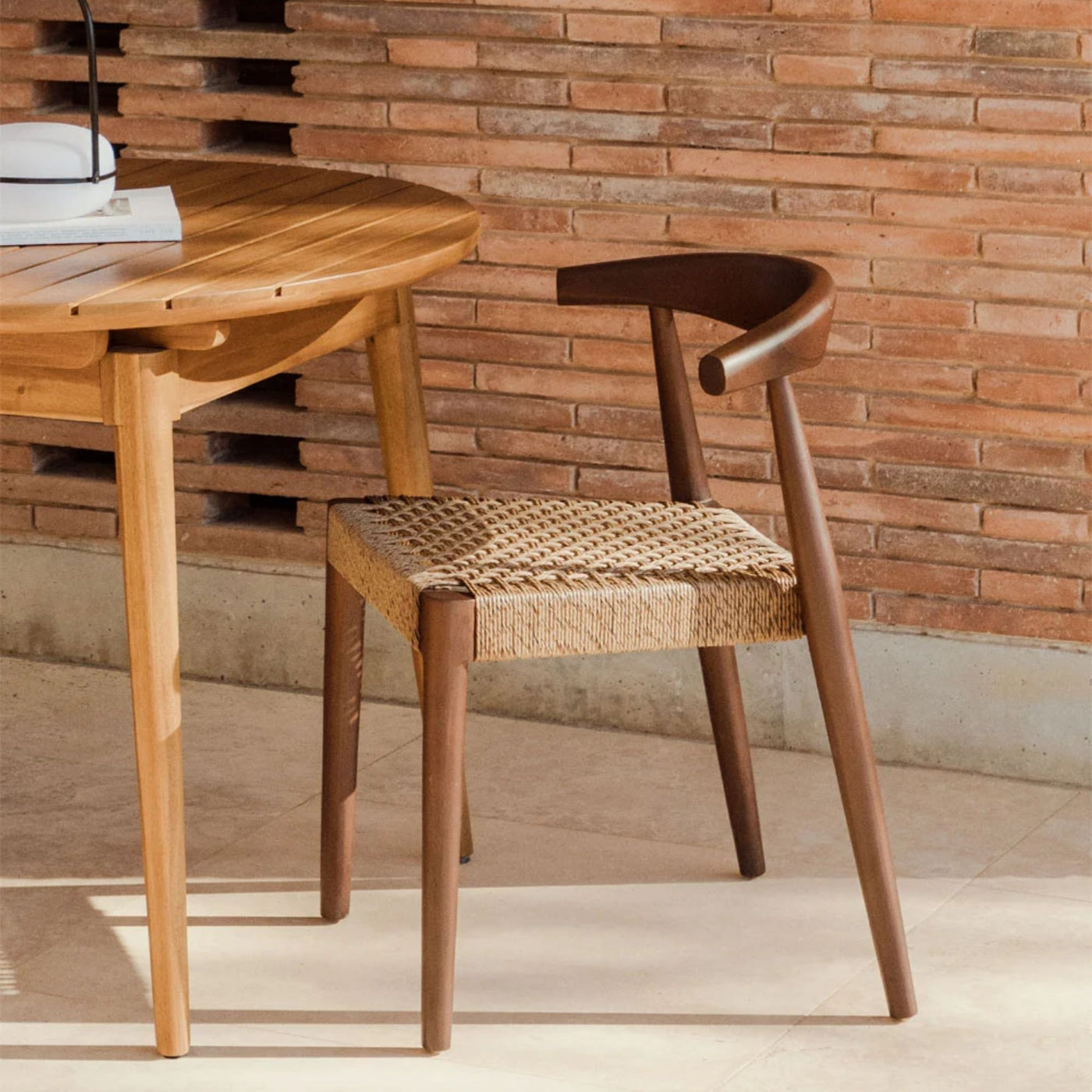 Lot de 2 chaises de jardin SKLUM Celle en bois de teck