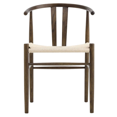 Lot de 2 chaises JYSK Guderup chêne foncé/naturel
