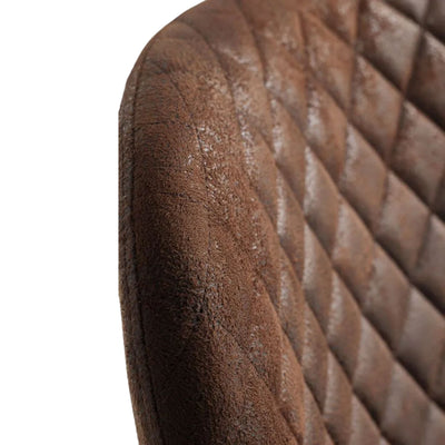 Lot de 2 chaises JYSK Pebringe brun vieilli noir