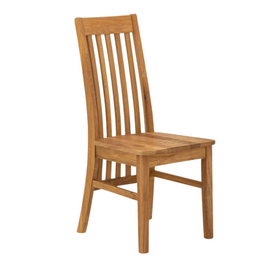 Lot de 2 chaises JYSK Sillerup en chêne naturel