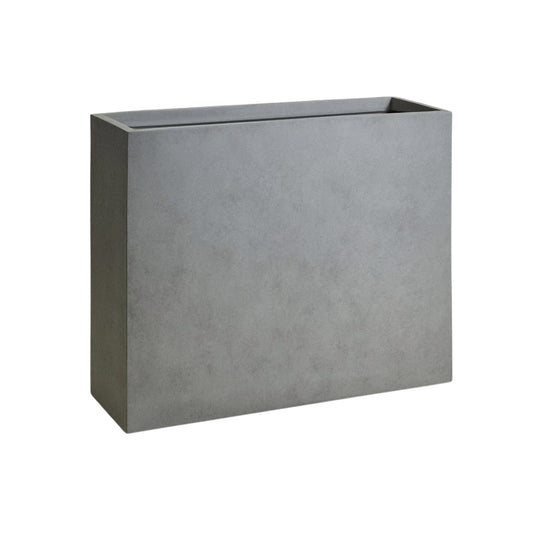 Lot de 2 jardinières SKLUM Neyrua en ciment gris