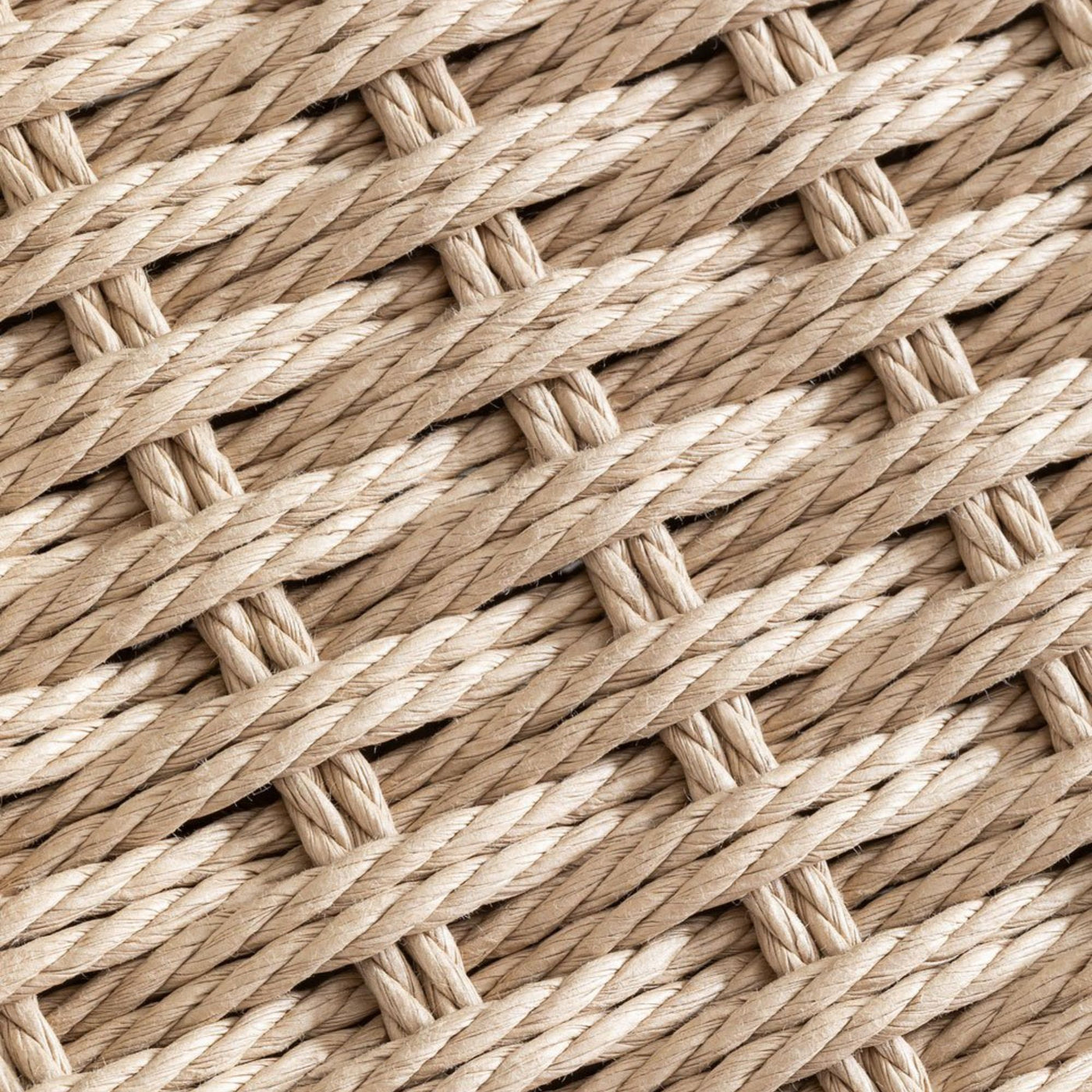 Lot de 2 tabourets hauts SKLUM Mara en Bois de Chêne et Corde Tressée (66 cm)