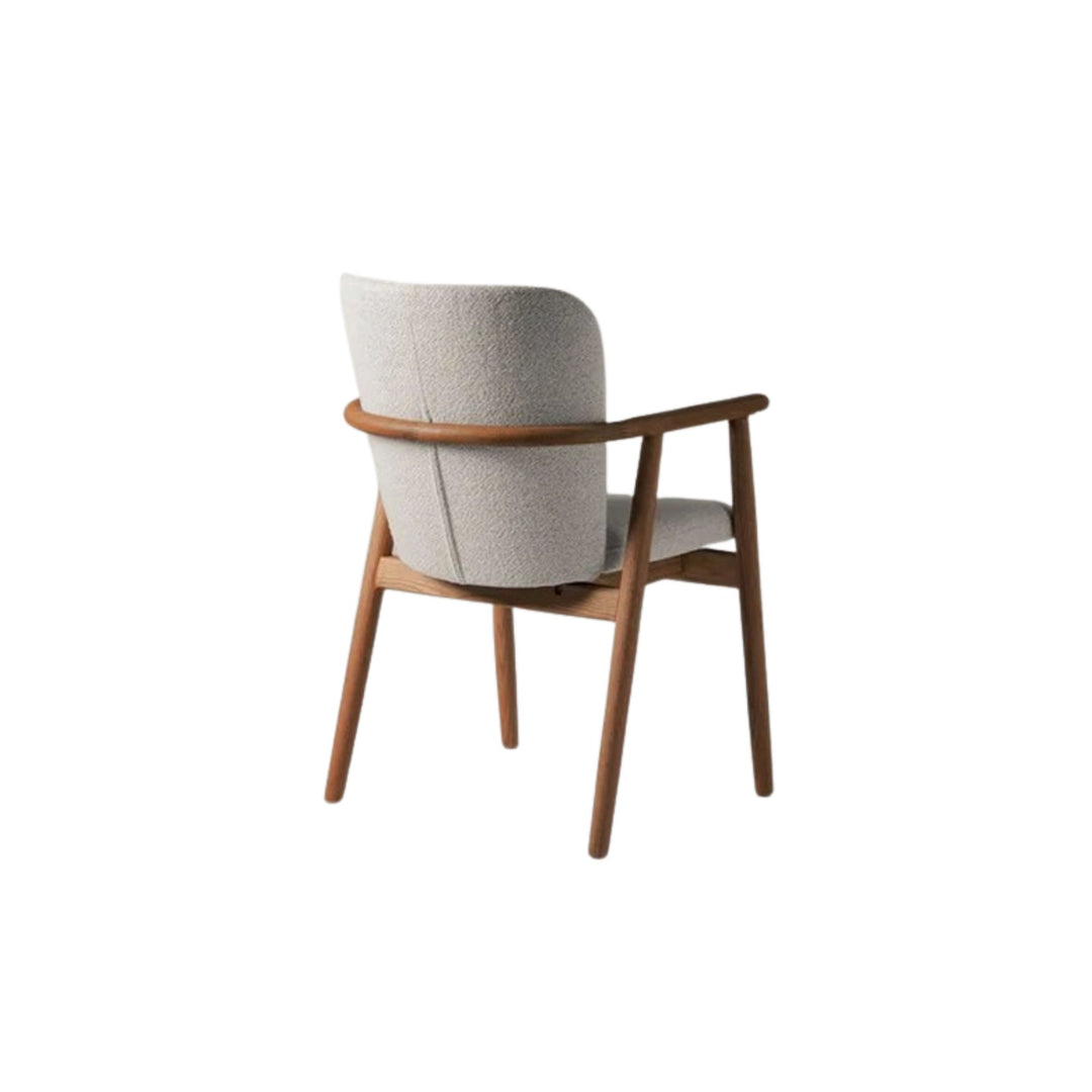 Lot de 3 fauteuils MICADONI Ria en tissu beige/gris