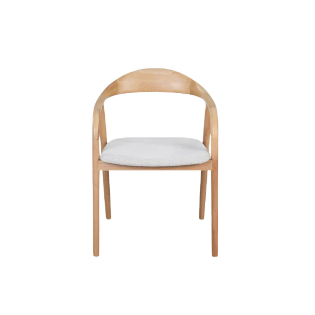 Lot de 3 Fauteuils MICADONI Illa en tissu beige