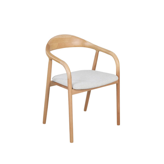 Lot de 3 Fauteuils MICADONI Illa en tissu beige
