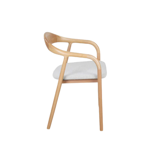 Lot de 3 Fauteuils MICADONI Illa en tissu beige