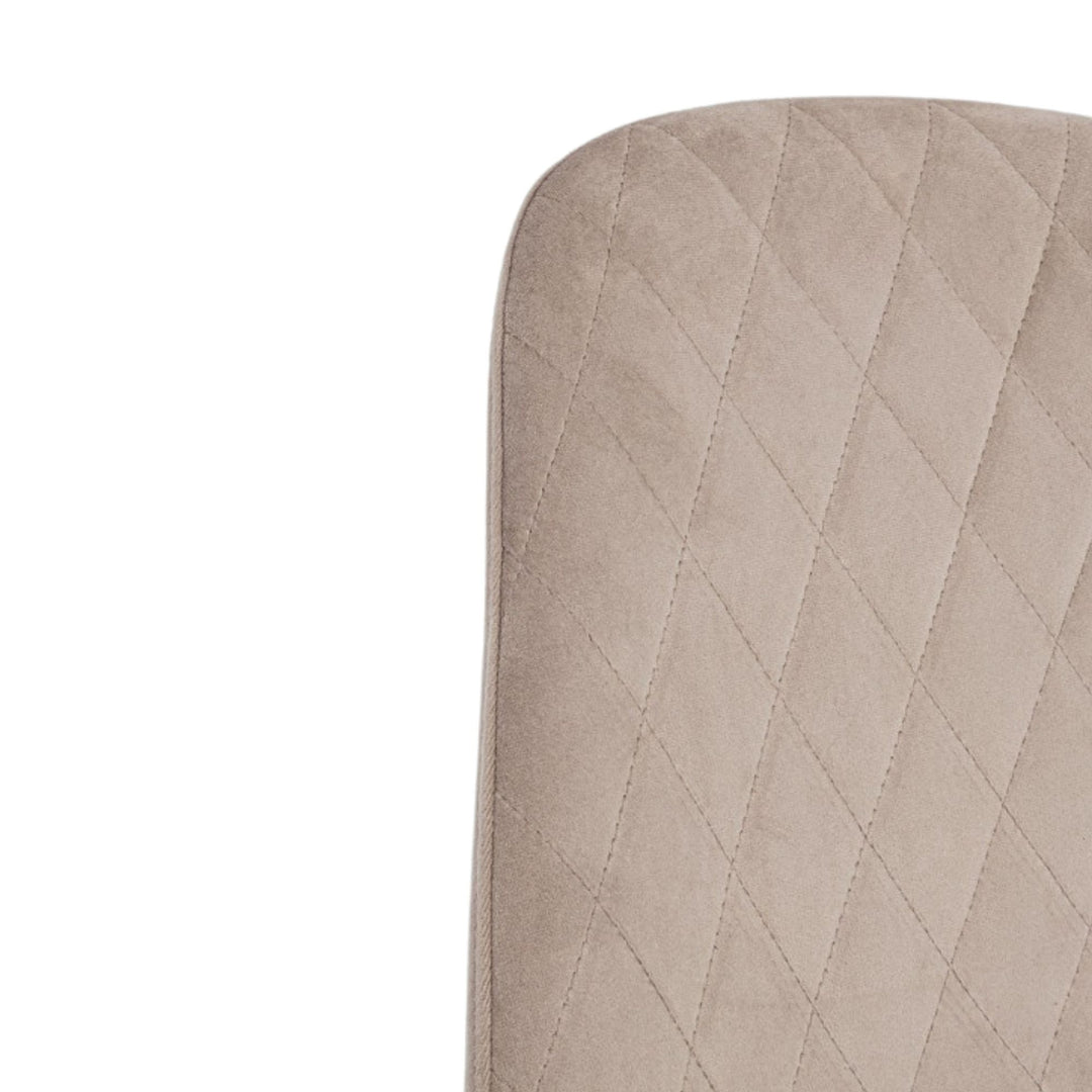 Lot de 4 Chaises Bizzotto Terry beige et doré