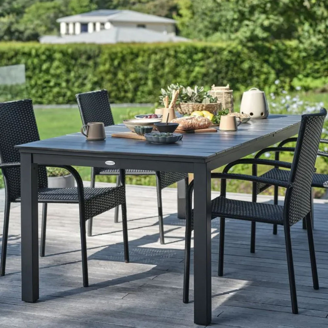 Lot de 6 chaises empilables JYSK Gudhjem Noir