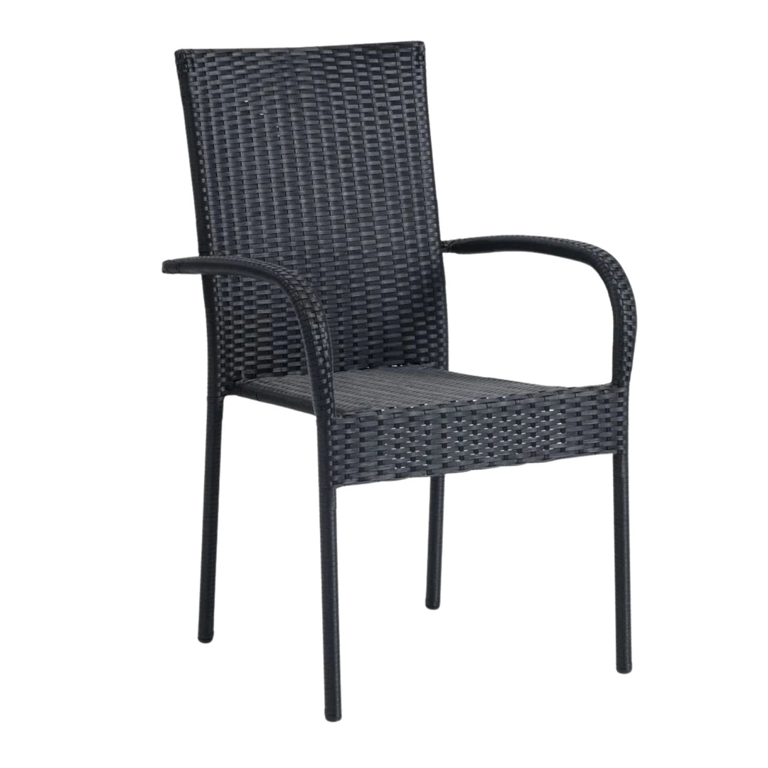 Lot de 6 chaises empilables JYSK Gudhjem Noir