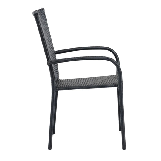 Lot de 6 chaises empilables JYSK Gudhjem Noir