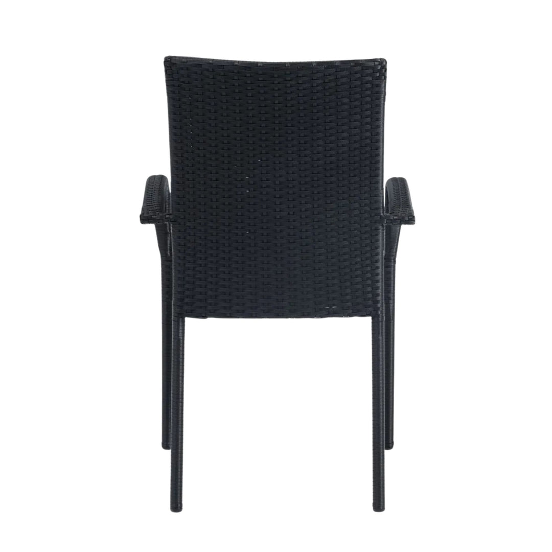 Lot de 6 chaises empilables JYSK Gudhjem Noir