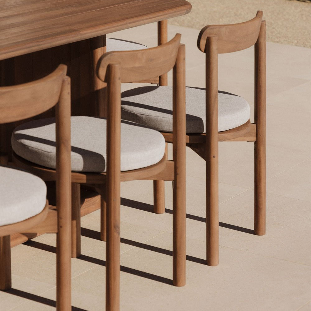 Lot de 2 chaises de jardin SKLUM Nualis en acacia — photo produit