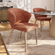 Lot de 2 chaises HABITAT Luris chenille terracotta — photo produit
