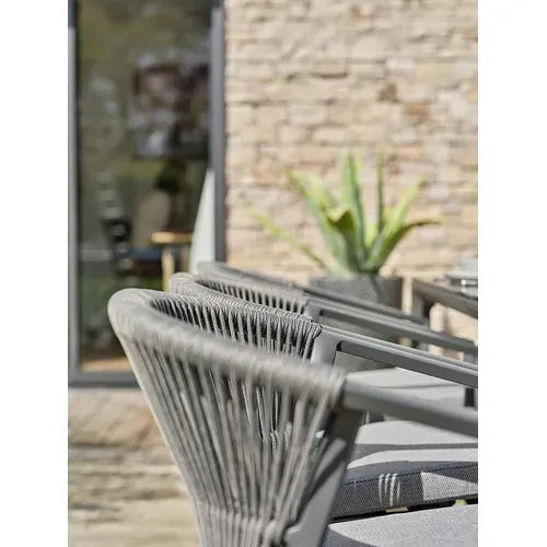 Lot de 2 fauteuils de jardin Remarquable Gambi gris anthracite — photo produit