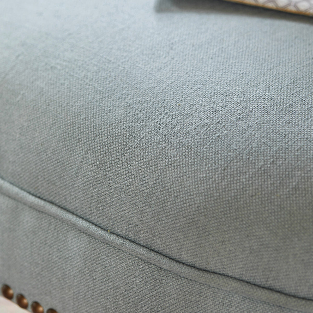 Lot de 2 fauteuils LOBERON Francet Bleu Marron — photo produit
