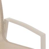 Lot de 3 Fauteuils de jardin empilables HESPERIDE Axant Lin — photo produit